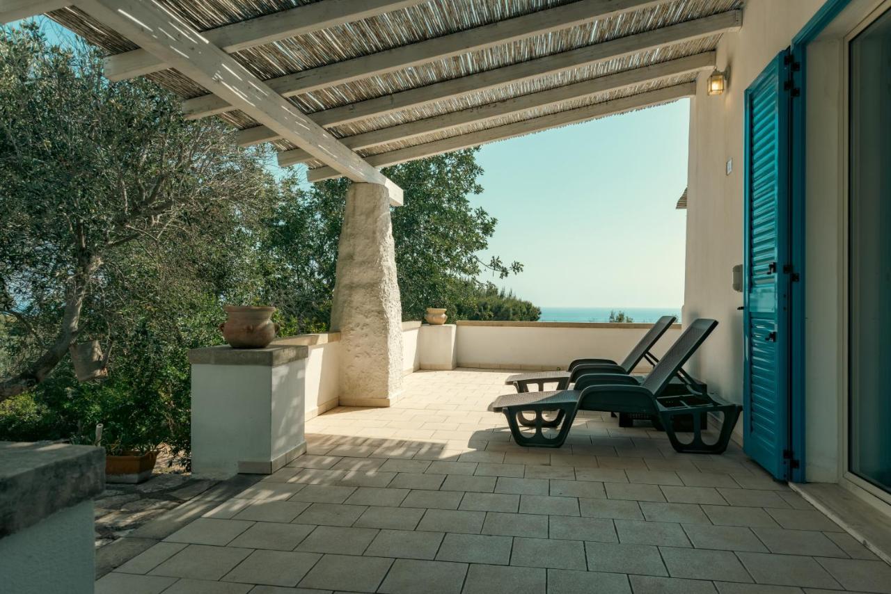 All Inclusive - Villa Calaluna Sea View By Diddoi Леука Экстерьер фото